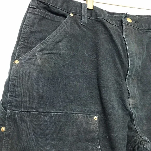 Vintage Carhartt B01 BLK 38x32 Double Knee Pants